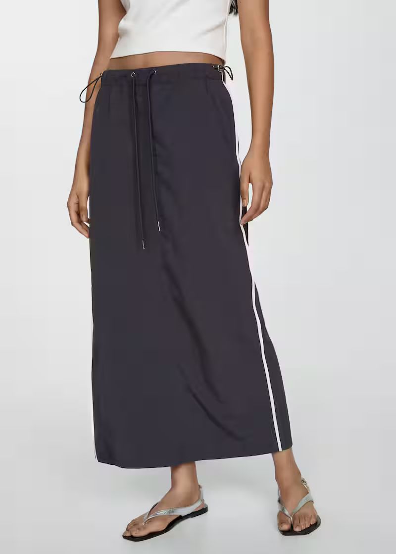Parachute skirt with side zipper -  Women | Mango USA | MANGO (US)
