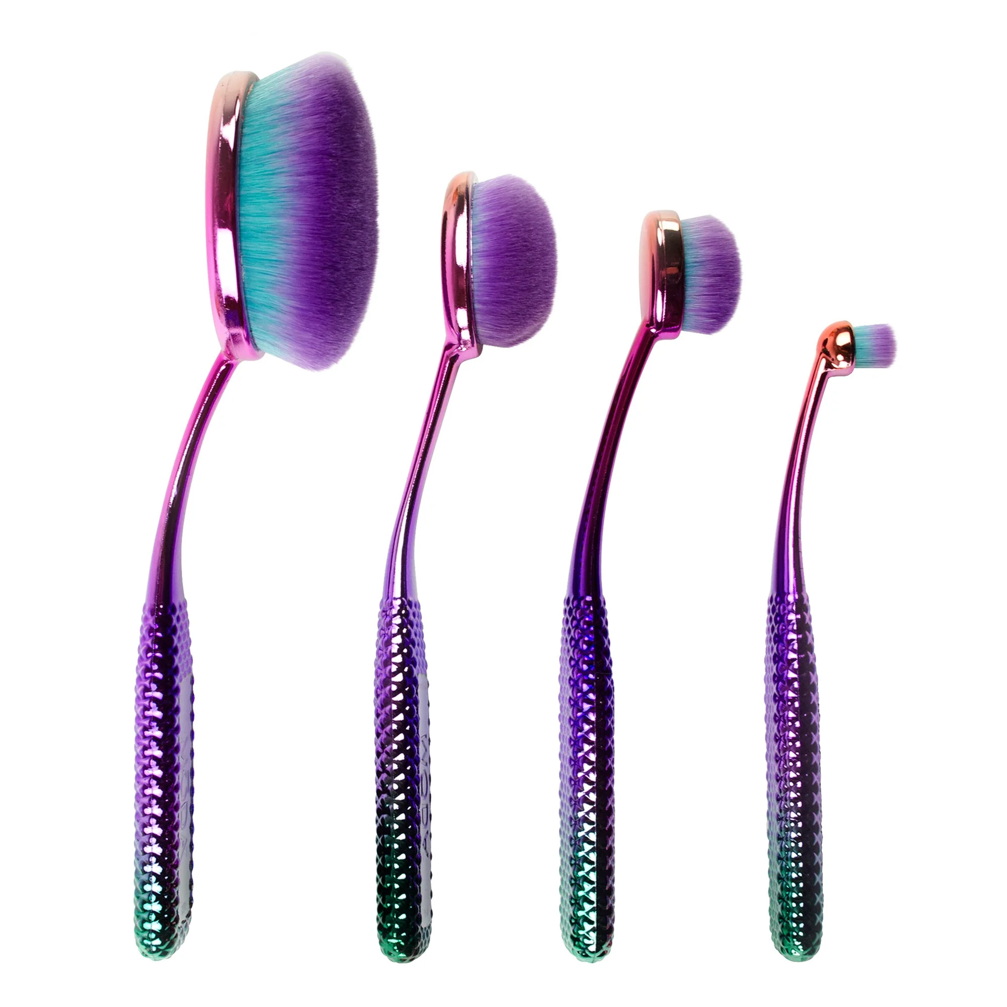 MŌDA® Prismatic Face Perfecting Makeup Oval Brush Set | Walmart (US)