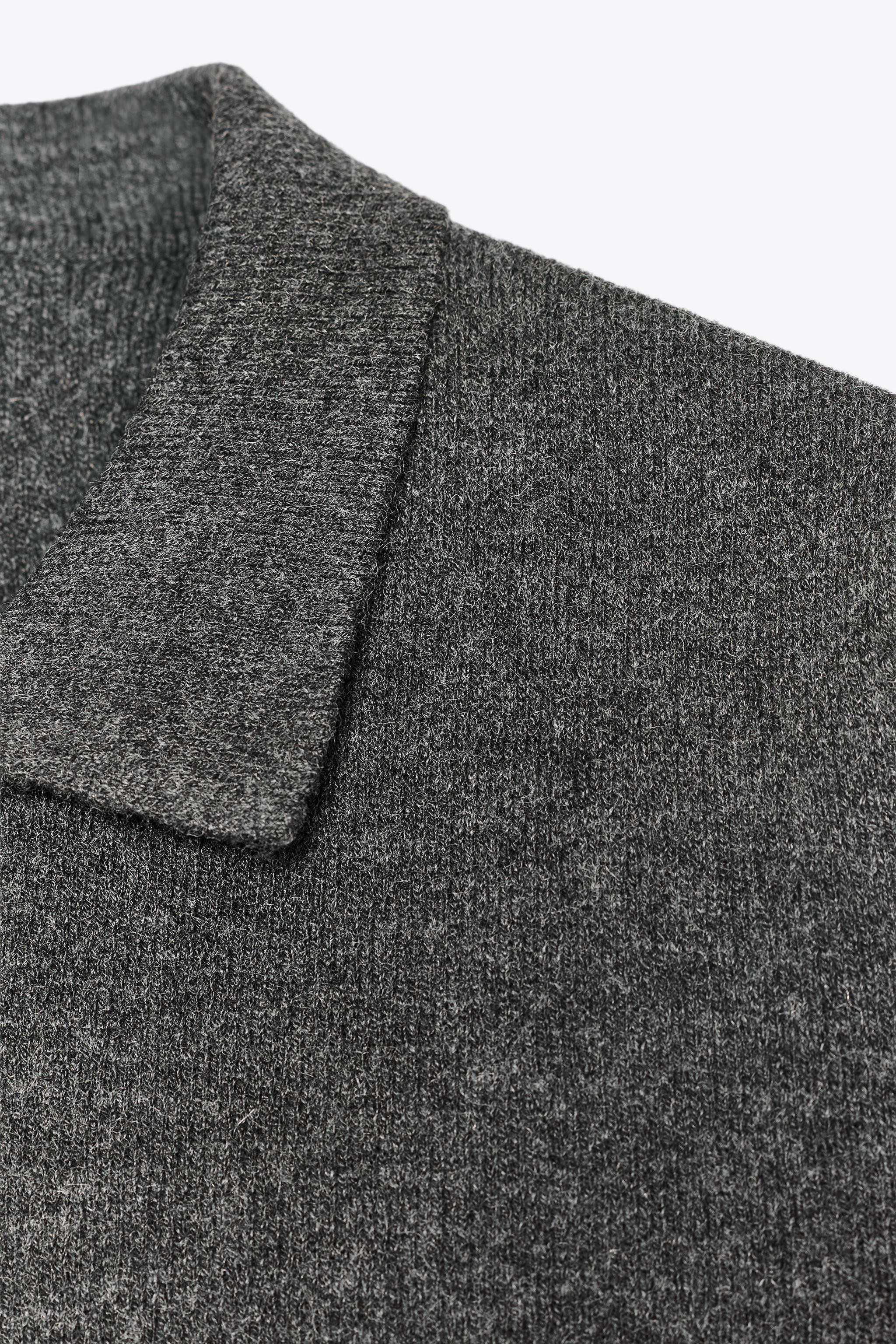 FAUX FUR LAPEL CARDIGAN | Zara UK