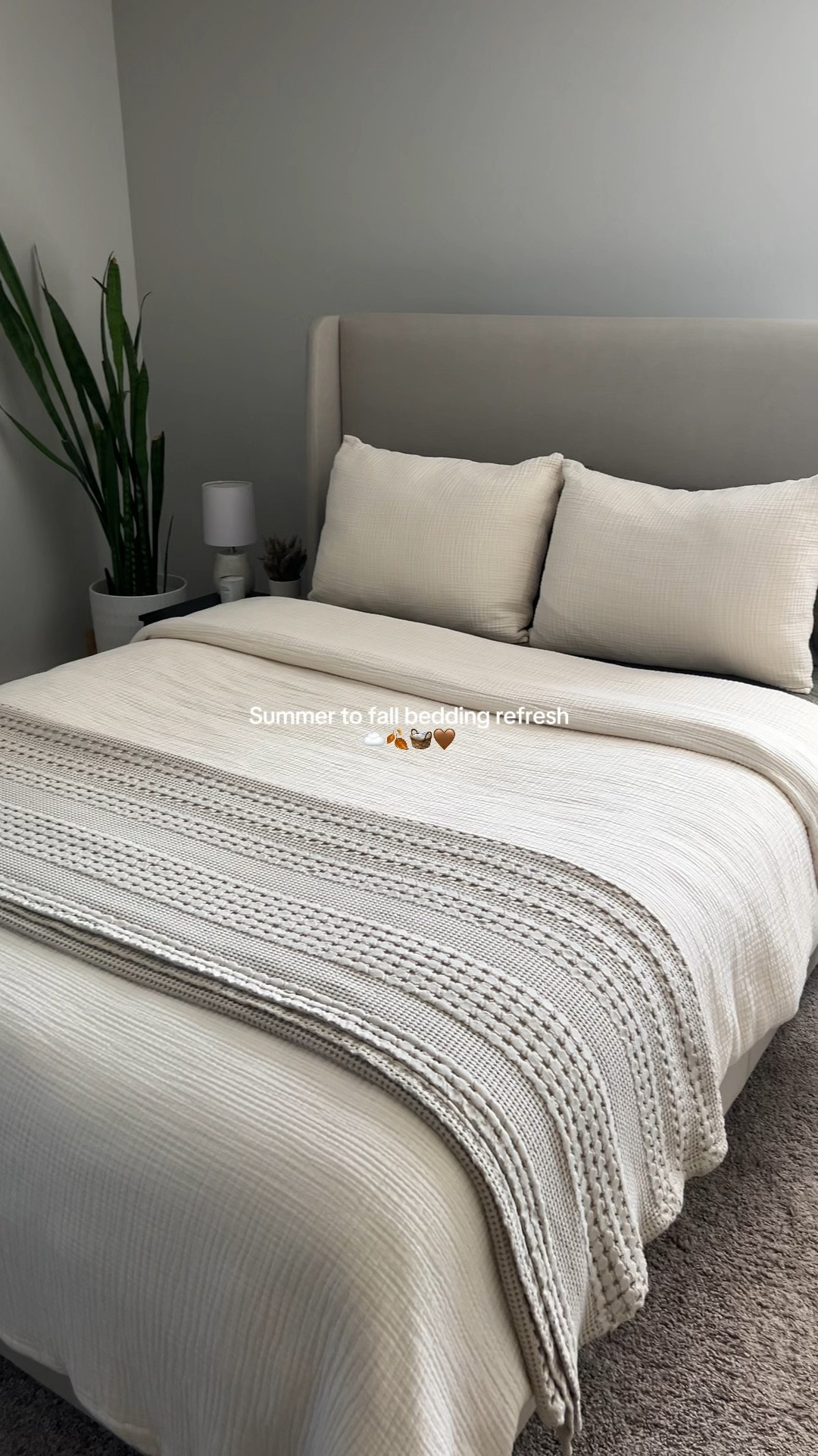 Fall bedding refresh🍂🤎

#LTKSeasonal #LTKHome