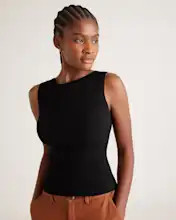 Cotton Cashmere Ribbed Tank | Quince