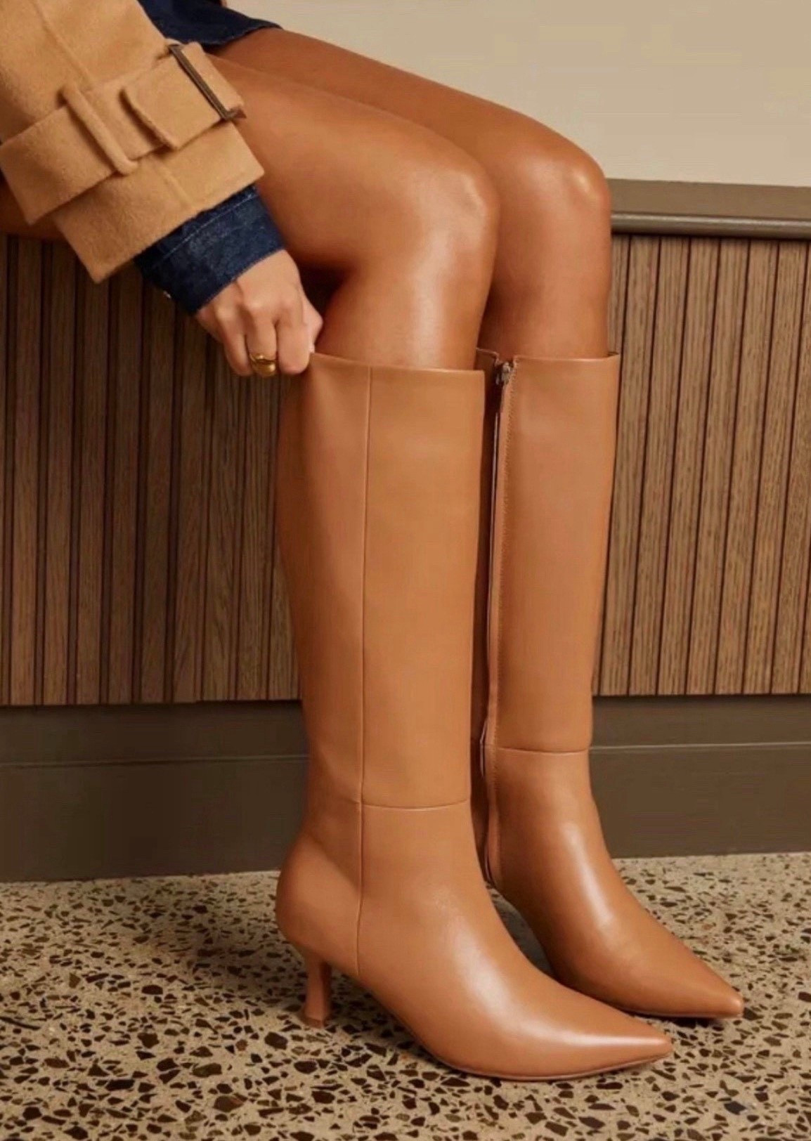 Knee high boots
Tan boots 

#LTKHoliday #LTKSeasonal