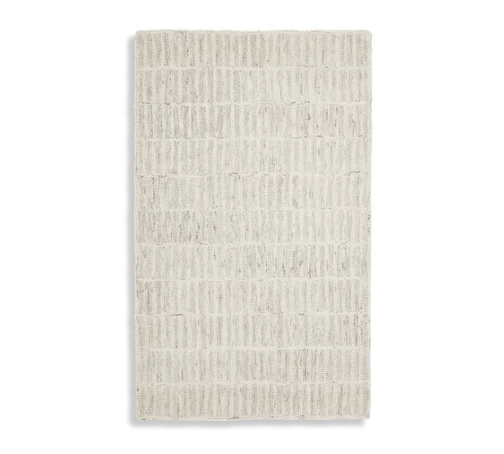 Capitola Hand-Tufted Wool Rug, Warm Gray, 4' x 6' | Pottery Barn (US)