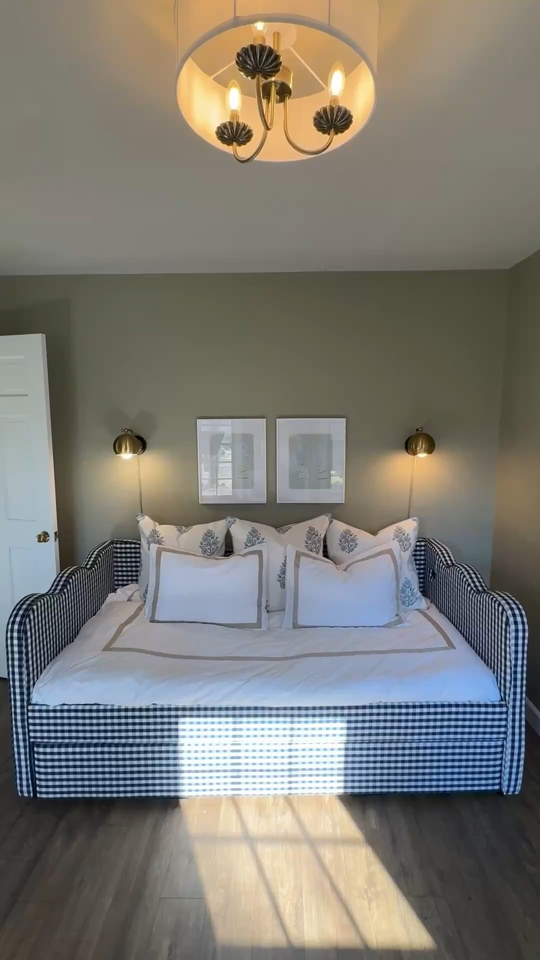 Our new trundle daybed is perfect for a guest room. It takes up only the space of a twin bed but can transform into a king bed or two separate twin beds  

#LTKdayinmylife #LTKmomlife #LTKHome