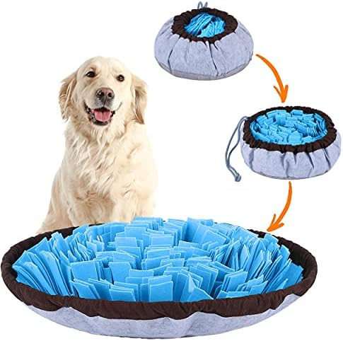 PET ARENA Adjustable Snuffle mat for Dogs, Dog Puzzle Toys, Enrichment Pet Foraging mat for Smell... | Amazon (US)