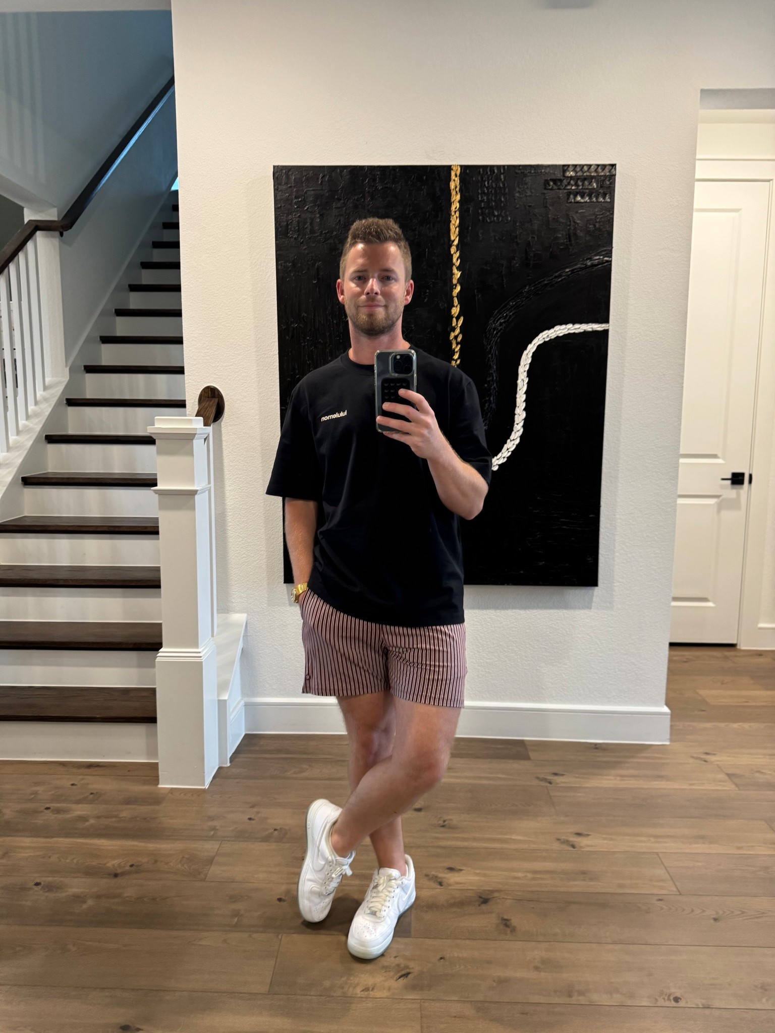 Just your regular weekend sports dad 

I have the tee is 2 colors and size down for a still loose but good fit

#LTKgrwm #LTKMens #LTKootd