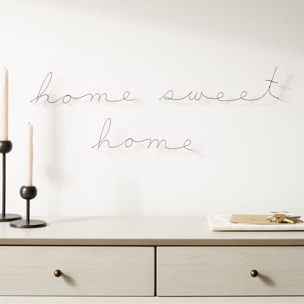 Gauge NYC Home Sweet Home Wall Art | West Elm (US)