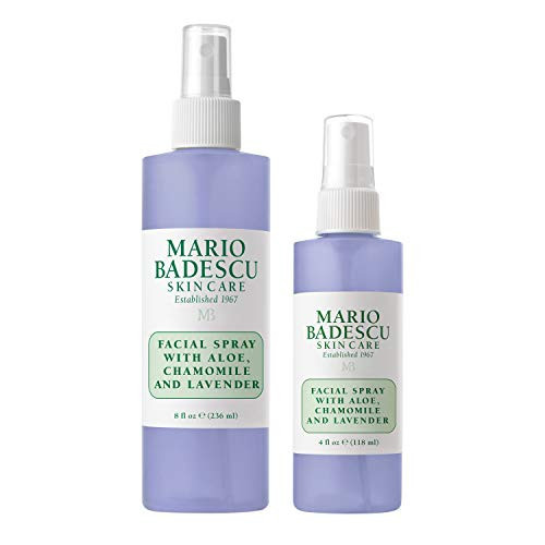 Mario Badescu Facial Spray with Aloe, Chamomile and Lavender for All Skin Types | Face Mist that Hydrates and Restores Balance & Brightness | 8 FL OZ & 4 FL OZ Combo | Amazon (US)