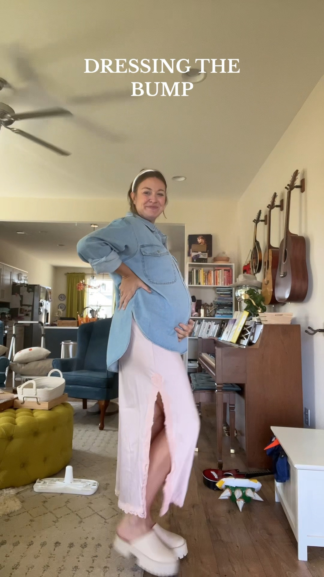 love this little feminine fit for the bump 🥰

#LTKstyletip #LTKfindsunder50 #LTKbump