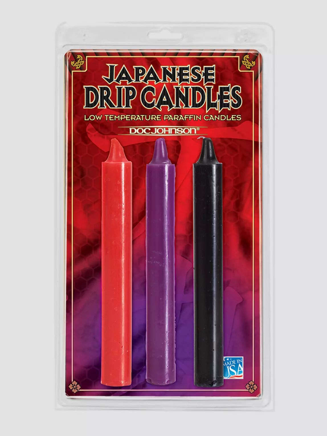 Doc Johnson Japanese Hot Wax Drip Bondage Candles (3 Pack) | Lovehoney US
