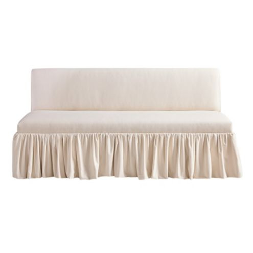 Bristol 72-Inch Bench With Ruffle Skirt | Ballard Designs, Inc.
