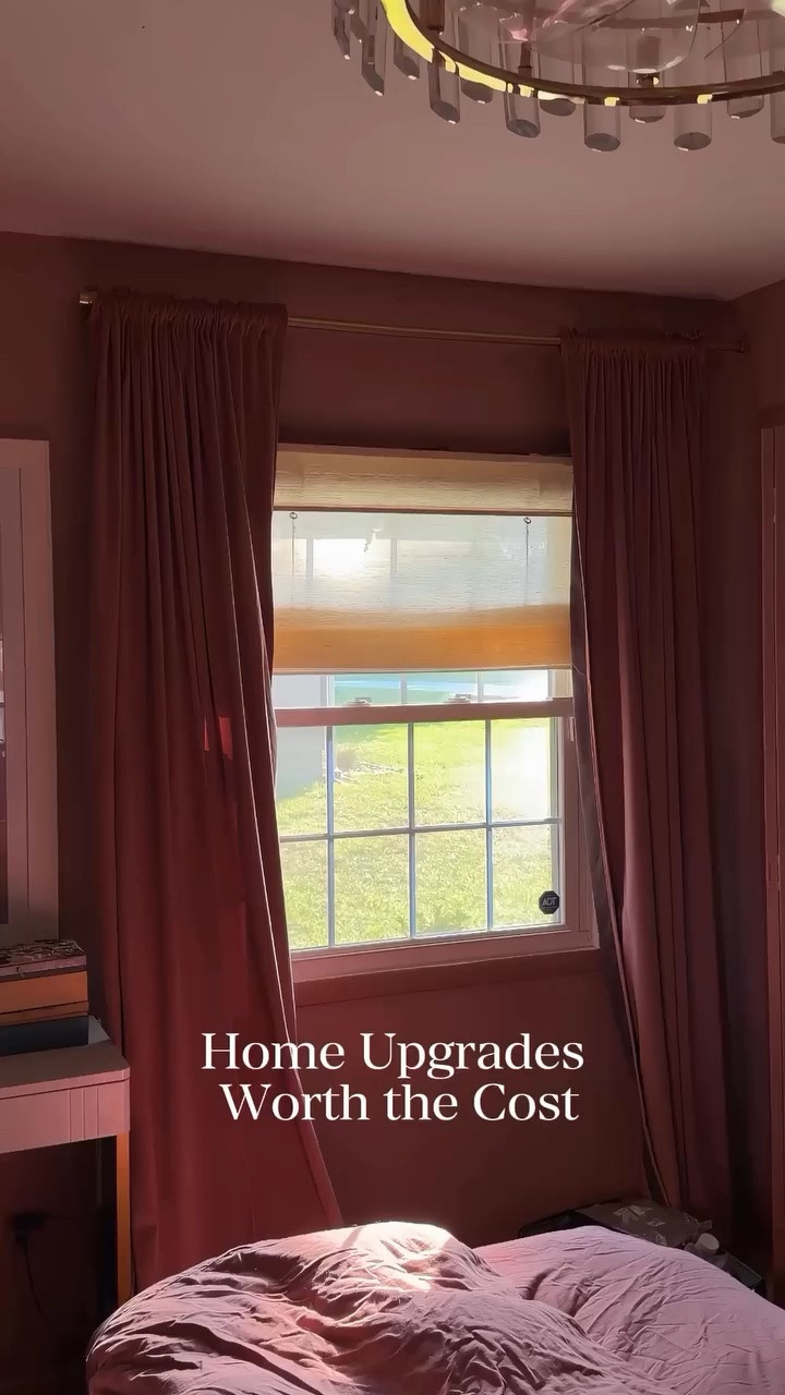 Home upgrades totally worth the cost: Window Edition
Add a bit of luxury to your home by dressing up an often overlooked part of your home…the windows.

Swap out old blinds and shades for gorgeous Motorized window and Roman shades from @thehues.

I love waking up in the morning and, with the push of a button, control the lighting in my bedroom. This one remote can be programmed for up to 16 different shades!

Then in my bathroom, I can control both the light and privacy with a custom Roman shade that perfectly matches the rest of the room.

Featuring the Yuki Linen Motorized Woven Shade in White (unlined with no edge binding) from @thehues_home 
and the Cassie Flat Fold Linen Blend Custom Roman Shade in Pink 
(blackout shading rate 96-100%)
Find your perfect window shades, curtains, and more at www.thehues.com

#LauraLilyHome #windowdecor #theHues #windows