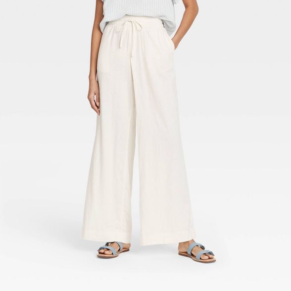 Women's Mid-Rise Relaxed Fit Pants - A New Day™ | Target