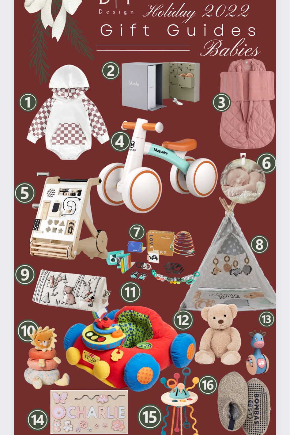 Gift guide for baby! Newborn to 18month toys and gifts can be found here! 

#LTKunder100 #LTKbaby #LTKHoliday