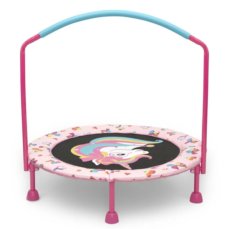 JoJo Siwa 3-Foot Trampoline for Toddler and Kids by Delta Children - Walmart.com | Walmart (US)