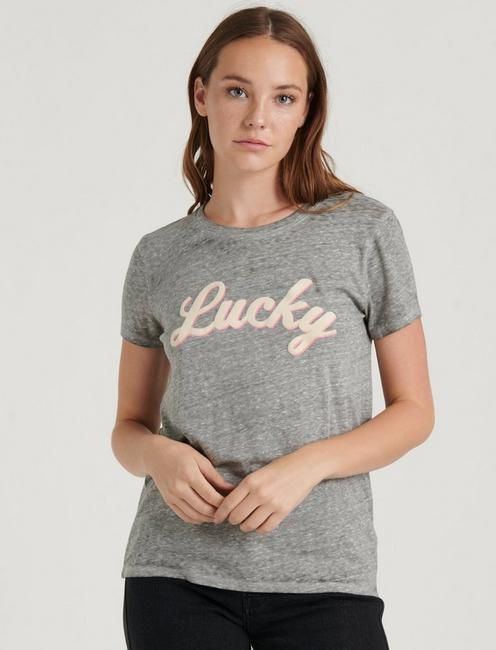 Lucky Script Tee | Lucky Brand