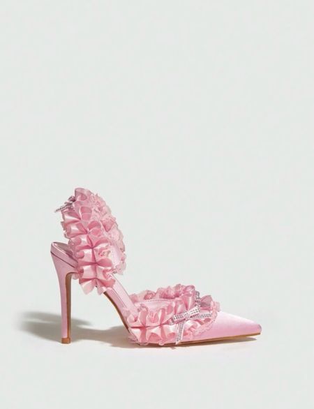 The most perfect coquette heels 🎀🍰

#springheels
#pinkheels
#brandnamedupes

#LTKparties #LTKfindsunder50 #LTKSpringSale