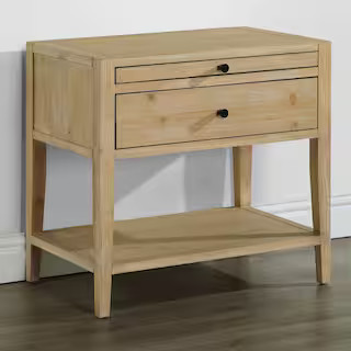 Shoreham Natural Finish 1-Drawer 25 in. W Nightstand 840-10-35 - The Home Depot | The Home Depot
