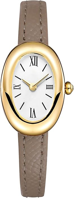 MASTOP Bracelet Watch for Women - Elegant 24mm Oval Dial Bangle Watch - Gold Jewelry Style Quartz... | Amazon (US)