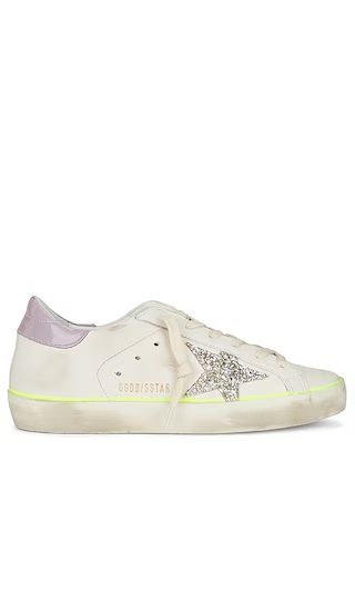 Super-Star Sneaker in White, Platinum, & Lilac | Revolve Clothing (Global)