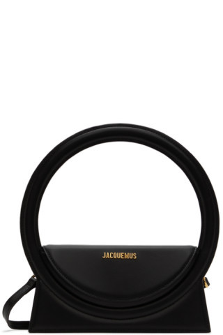 Jacquemus - Black 'Le Sac Rond' Top Handle Bag | SSENSE