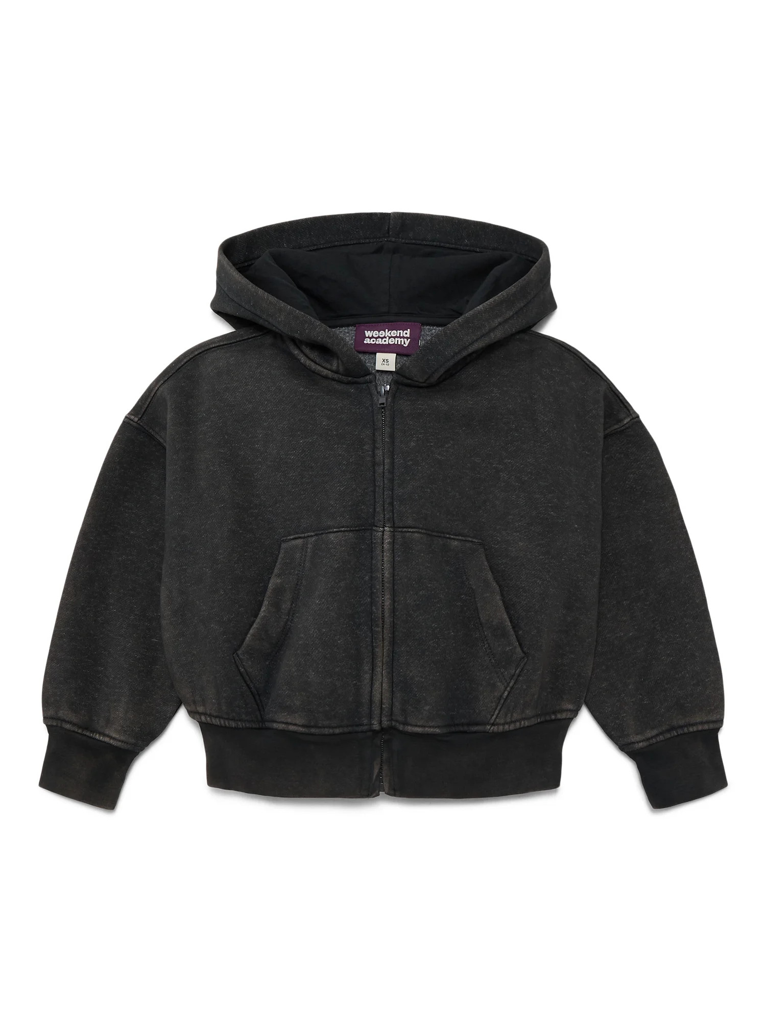 Weekend Academy Boys Fleece Zip Up Hoodie, Sizes 4-18 | Walmart (US)