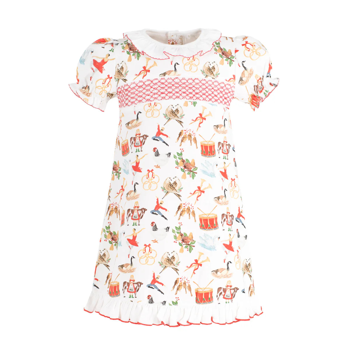 12 Days of Christmas Girl Nightgown | Dondolo