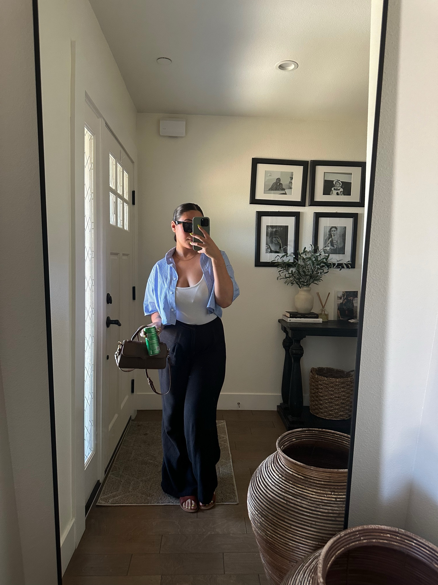 For those who have a sucky dress code at work even tho it’s 100 degrees outside, this outfit might help! (Shirt & Pants are from my Shop; SHOP AURA OFFICIAL) 

#LTKU #LTKFindsUnder100 #LTKFindsUnder50