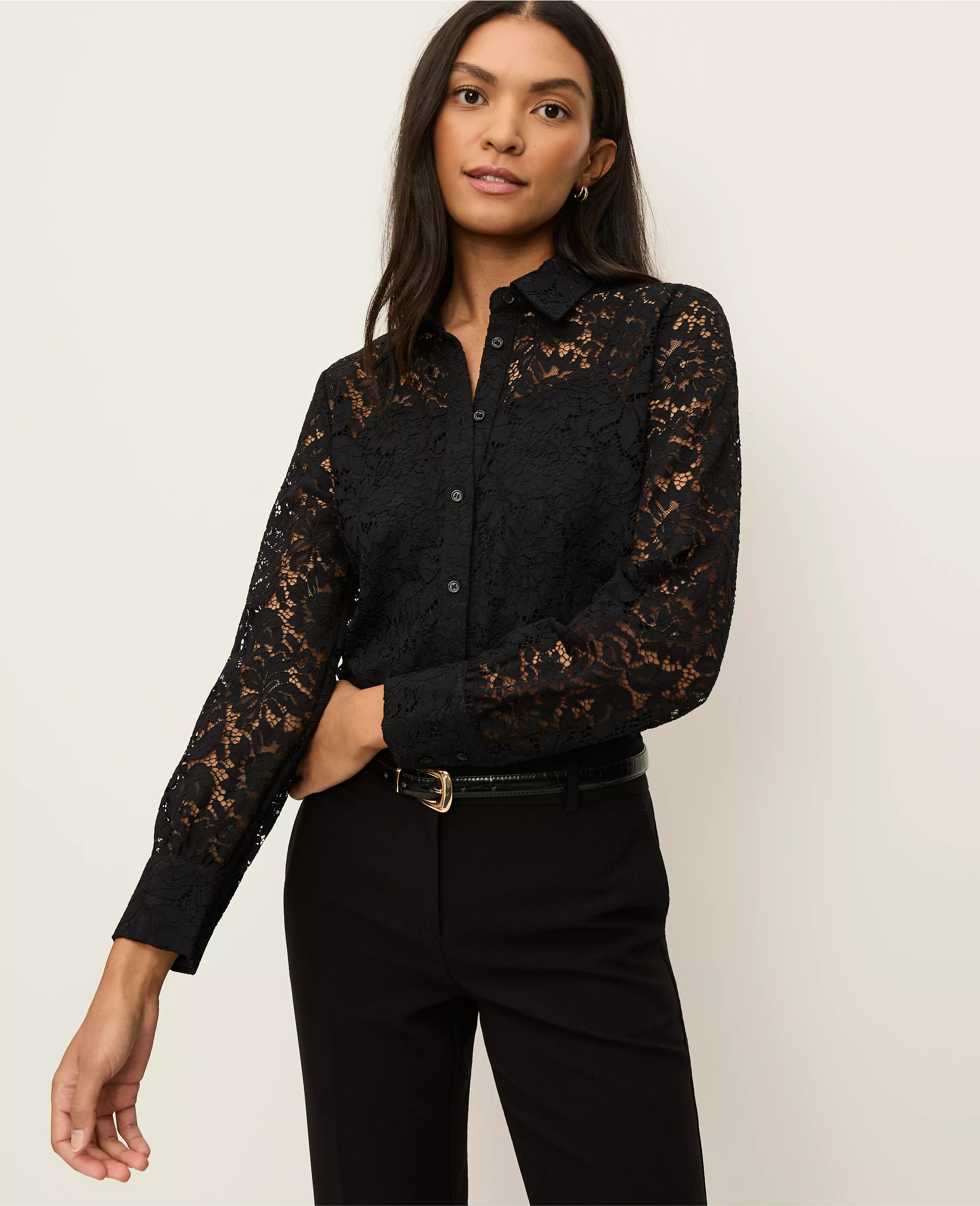 Lace Shirt | Ann Taylor