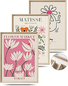 UPWOIGH Framed Wall Art(No Plexiglass), Abstract Henri Matisse Canvas Wall Art, 12.00" x 16.00" W... | Amazon (CA)