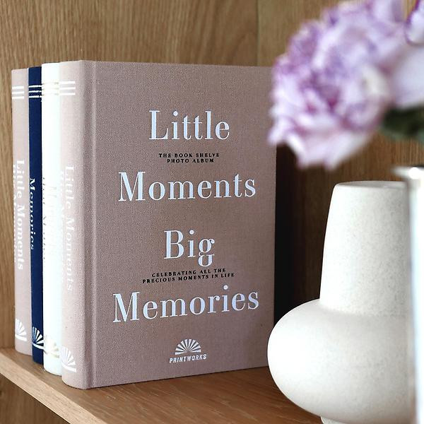 Printworks Little Moments Big Memories Bookshelf Photo Album | The Container Store