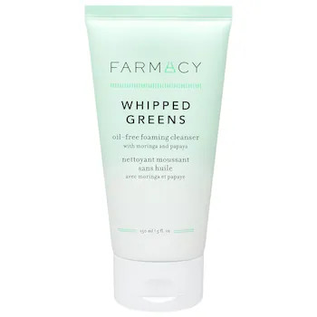 Whipped Greens Oil-Free Foaming Cleanser with Moringa and Papaya - Farmacy | Sephora | Sephora (CA)