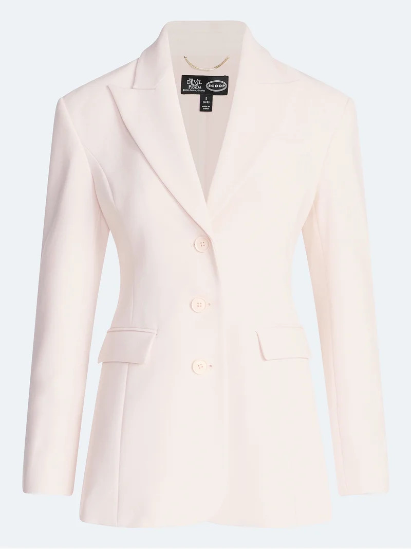 Devil Wears Prada Scoop Collection Women's and Women’s Plus Single Breasted Blazer, Sizes XS-4X | Walmart (US)