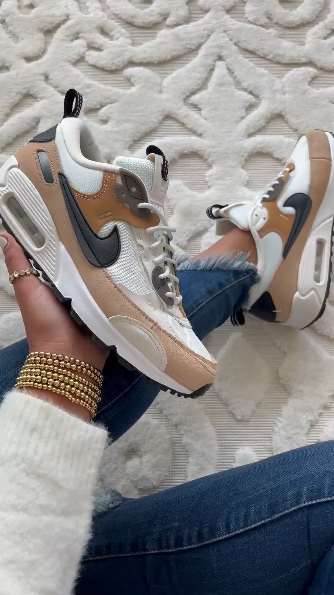 Nike air max 90 futura sneakers now $113 originally $150 with code longshot at checkout. Runs true to size 

