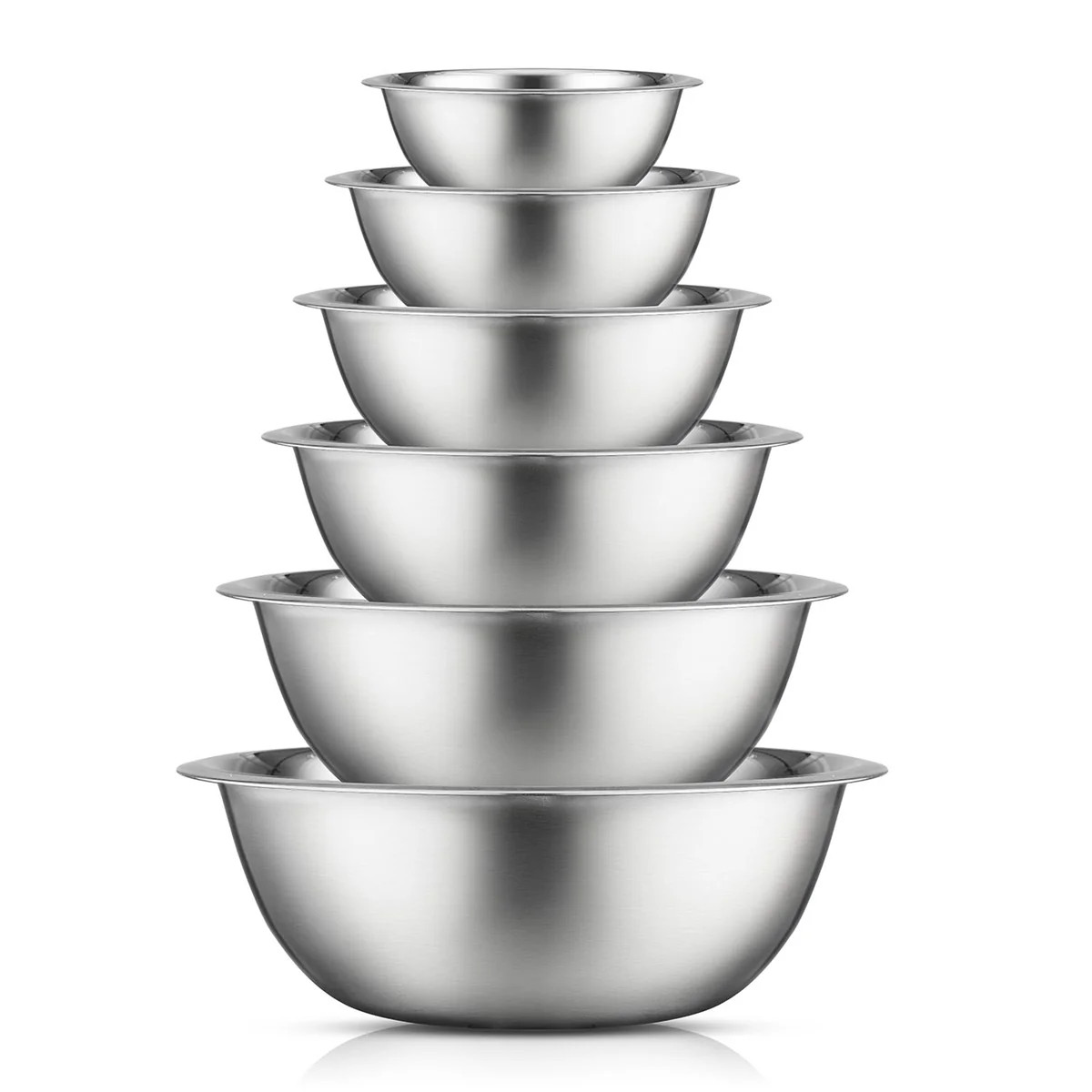 JoyJolt Stainless Steel Mixing Bowl Set | JoyJolt