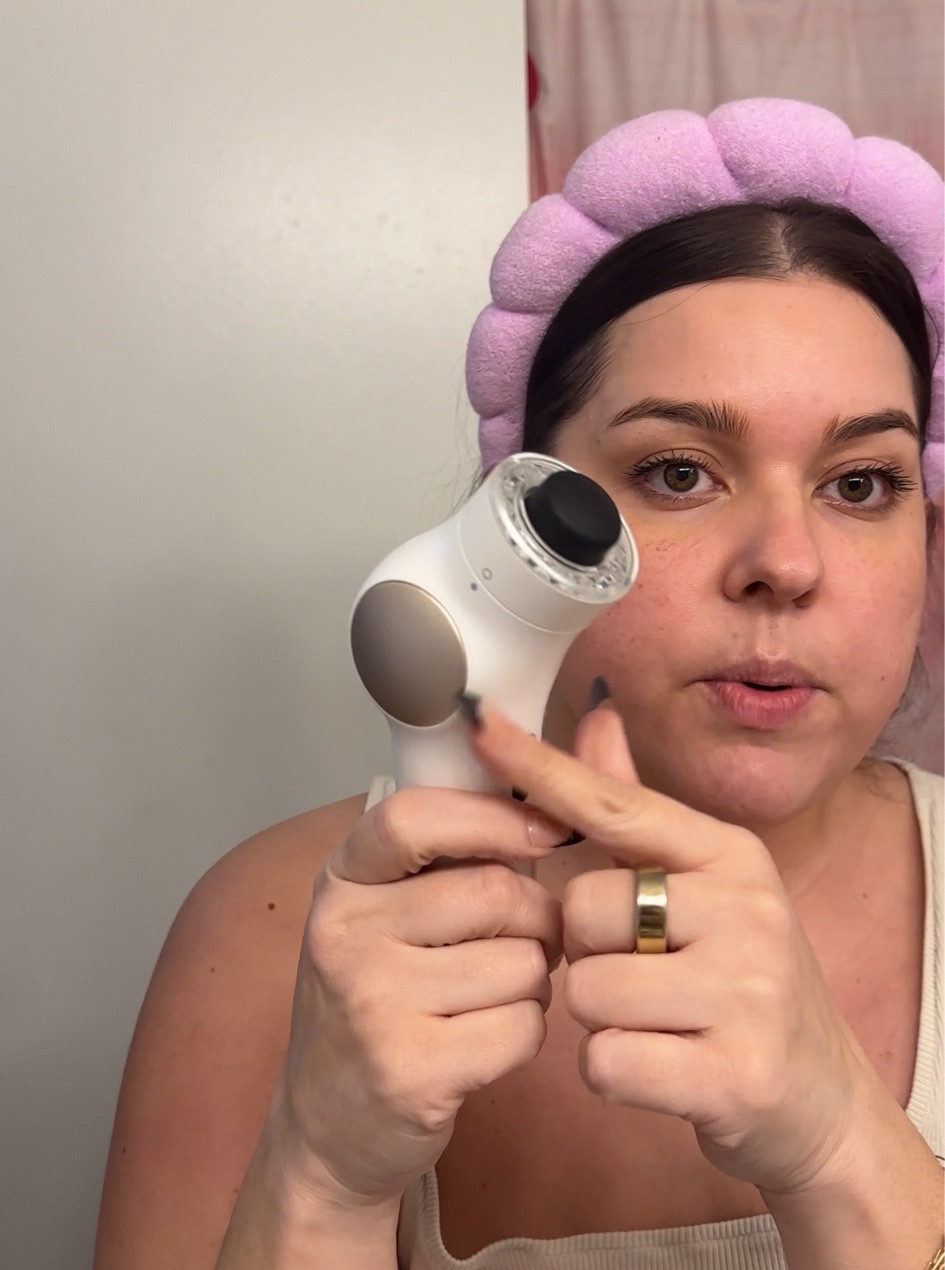 Just got this as a Christmas gift and it’s an insane all in one facial device. It includes microcurrent, facial massage, LED light, and cleansing attachments. I also got the hot and cool ring bonus, which is an add-on you can purchase with or without.

#LTKBeauty #LTKSaleAlert #LTKOver40