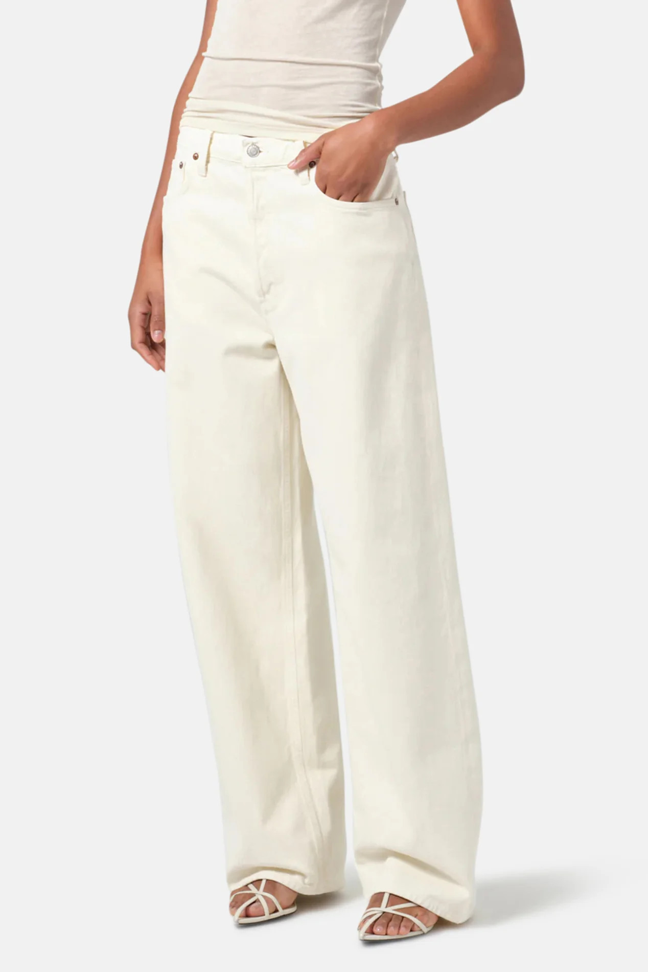 Low Slung Baggy in Solar | Blue & Cream