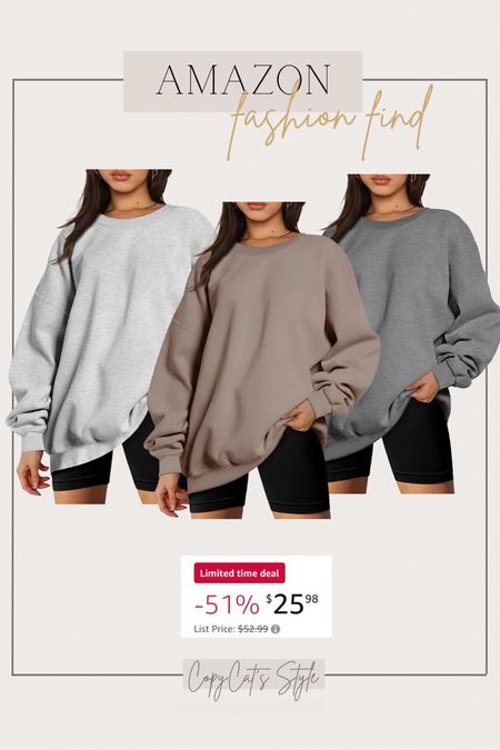 The coziest sweatshirt and it’s over 50% off

#LTKfindsunder50 #LTKsalealert #LTKstyletip