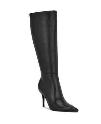 Nine West Women's Gerty Tall Pointy Toe Stiletto Boots - Macy's | Macy's