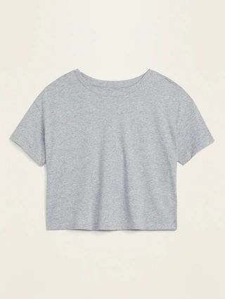 Loose-Fit Short-Sleeve Crop Tee for Women | Old Navy (US)