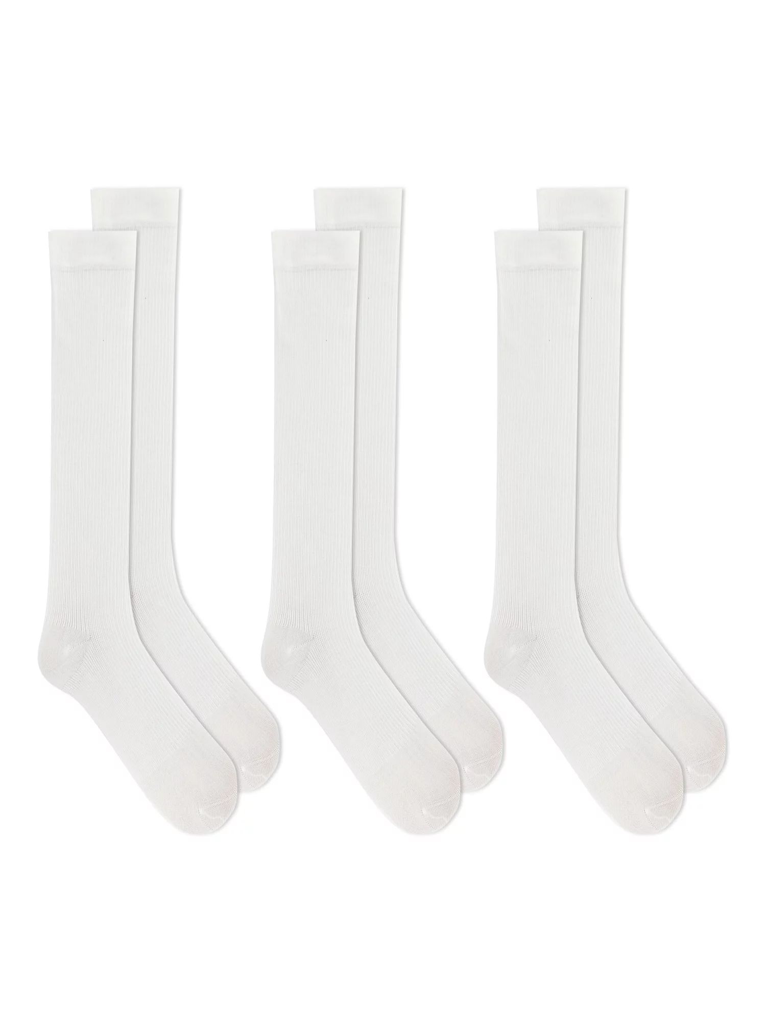 Dr. Scholl's Women's Travel Compression Knee High Socks 3 Pack - Walmart.com | Walmart (US)