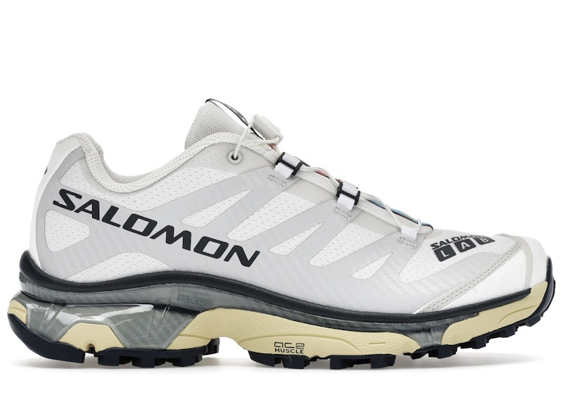 Men's Salomon XT4 OG Sneakers in White/Lunar Rock/Night Sky Blue | StockX