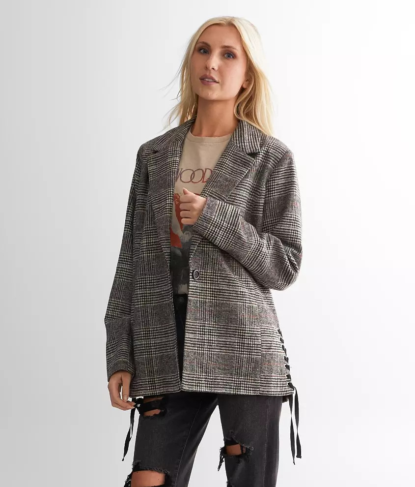 Plaid Blazer | Buckle