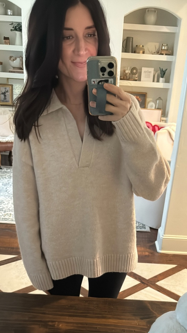 Obsessed with this polo sweater that I found at Target! I sized up to a medium in this and it’s the light beige color. It also comes in a gray and also a white with light blue stripes.


#LTKStyleTip #LTKFindsUnder50 #LTKOver40