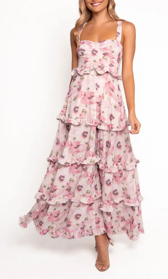 Lillee Floral Ruffle Tiered Maxi Dress | Nordstrom
