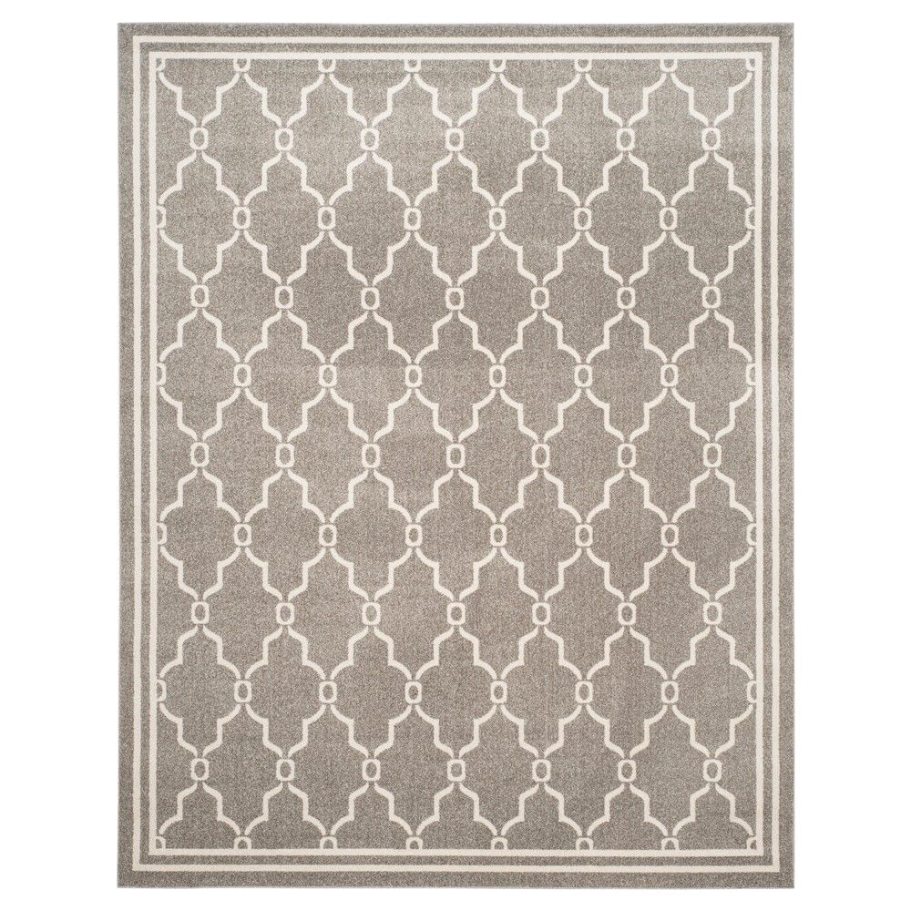 Prato 6'X9' Indoor/Outdoor Rug - Dark Gray/Beige - Safavieh | Target