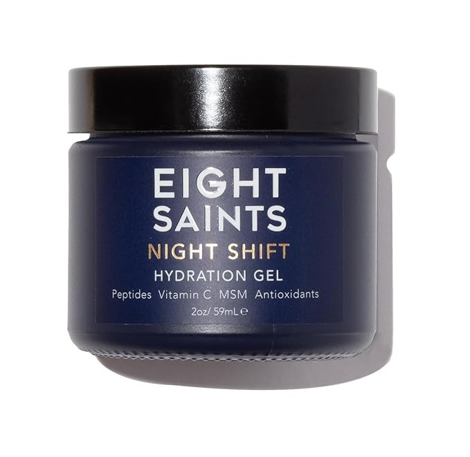 Eight Saints Night Shift Anti-Aging Gel Face Moisturizer, Natural and Organic Anti Wrinkle Night ... | Amazon (US)