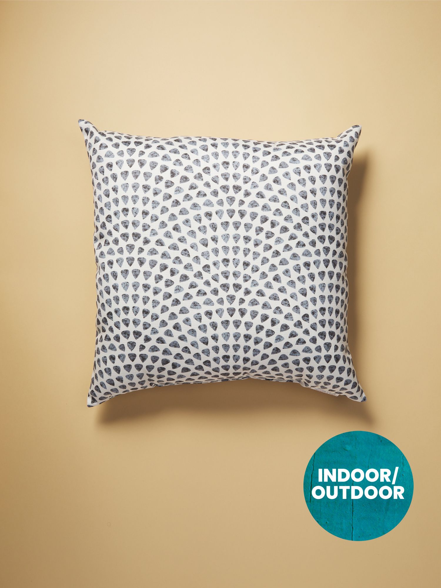 20x20 Indoor Outdoor Italian Fabric Tile Pattern Pillow | Outdoor Pillows | HomeGoods | HomeGoods