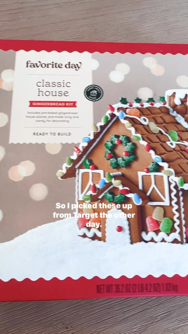 $12 gingerbread house kit at Target. Still plenty available! These can make a fun table centerpiece when finished. 👍🏻

#christmas #tabledecor #holidayactivity #holidayparty #tablescape

#LTKHome #LTKKids #LTKHoliday