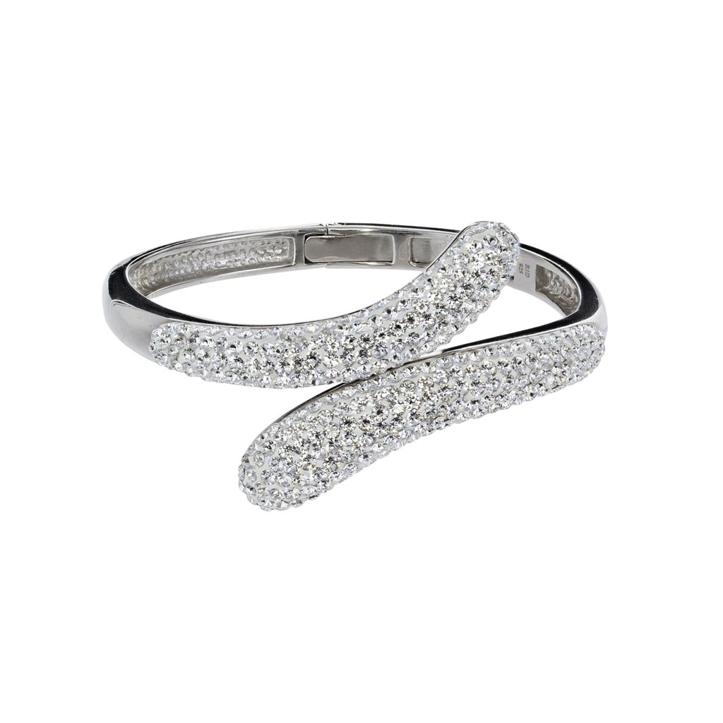 Swarovski Crystal Bangle Bracelet | Roma Designer Jewelry